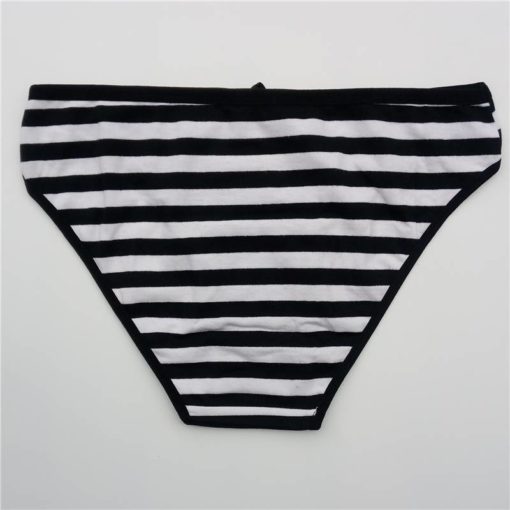 Women’s Striped Cotton Panties Set Bottoms Women's Women's Clothing