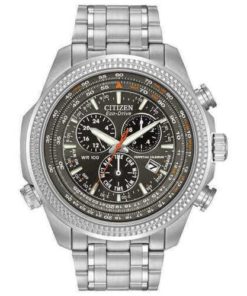Citizen Men’s Eco-Drive Chronograph Watch with Perpetual Calendar and Date, BL5400-52A New Collections Watches Mens Watches