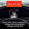4Inch Car Head-up Display Windscreen Projector OBD Scanner Speed Fuel Warning Alarm Diagnostic Tool Car Electronics Accessories Auto Parts and Accessories Car Electronics General Merchandise 