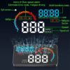 4Inch Car Head-up Display Windscreen Projector OBD Scanner Speed Fuel Warning Alarm Diagnostic Tool Car Electronics Accessories Auto Parts and Accessories Car Electronics General Merchandise 