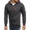Covrlge Spring Casual Zipper Hodie Hoodies & Sweatshirts Men's Men's Clothing 