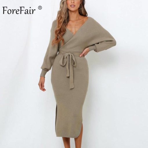 Long Sleeve Sweater Dress Dress Women's Women's Clothing