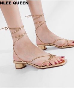 Low Heel Ankle Strap Open Toe Gladiator Sandal Women's Shoes Shoes