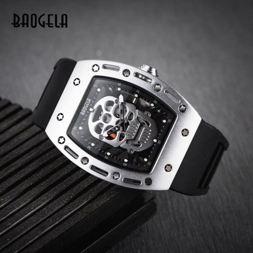 Military Silicone Brand Pirate Hollow Watch Mens Watches Watches