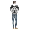 New Arrival Fashion Mens Hoodies 3D Wolf Printed Loose Fit Autumn Sweatshirt for Men Streetwear Hoody Funny Hoodie Brand Hoodies & Sweatshirts Men's Men's Clothing
