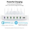 Quick Charge 3.0 60W/12A 6-Port USB Charging Station for Multiple Devices Cell Phones & Accessories Consumer Electronics 