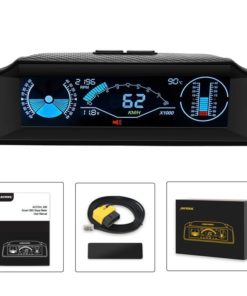 AUTOOL HUD OBD2 On-board Computer Head Up Display Slope Meter Car Speedometer Compass Display Code Clear Car-styling Electronics Auto Parts and Accessories Car Electronics General Merchandise
