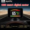 Car Head-up Display P16 Speedometer Auto Alarm Driving Speed Voltage Alarm Oil Water Temp Gauge Car Electronics Accessories Auto Parts and Accessories Car Electronics General Merchandise 