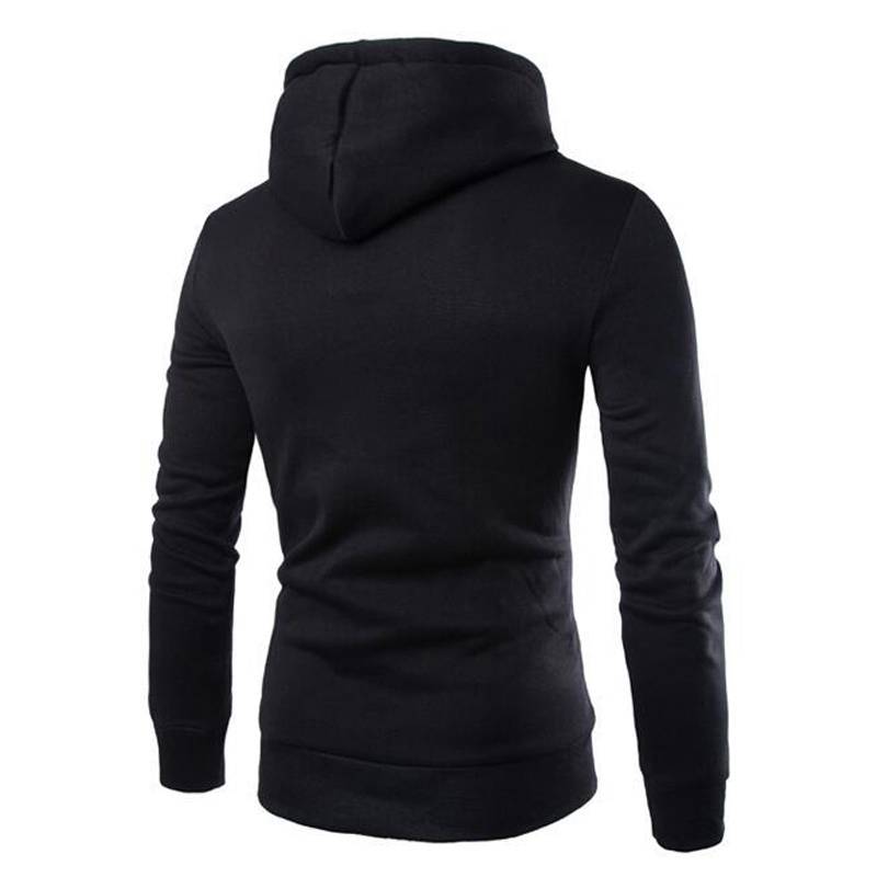 Casual Solid Long Sleeve Hoodie | Liquidation Square
