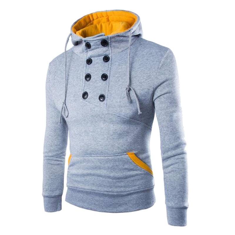 Casual Solid Long Sleeve Hoodie | Liquidation Square