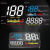 GEYIREN D5000 head-up display OBD film smart display speedometer temperature car electronics speed projector on the windshield Auto Parts and Accessories Car Electronics General Merchandise 