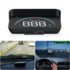 GEYIREN M8 Car HUD Head Up Display OBD2 II EUOBD Overspeed Warning System Projector Windshield Auto Electronic Voltage Alarm Auto Parts and Accessories Car Electronics General Merchandise 
