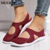 MCCKLE Summer Women Soft Flat Slip Casual Jelly Shoes Women's Shoes Shoes