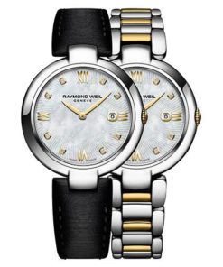 Raymond Weil Women’s Shine Quartz Watch with Stainless-Steel Strap, Two Tone 1600-STP-00995 New Collection Women's Watches