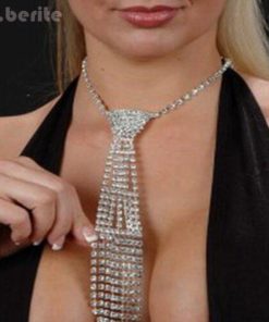 Women Retro Luxury Style Sexy Rhinestone Crystal Bling Bow Tie Women's Accessories Accessories