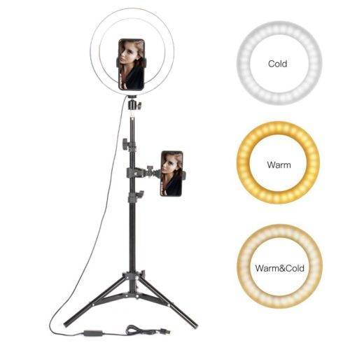 10″ LED Selfie Ring Lighting with Stand for Smartphone Cool Tech Gadgets