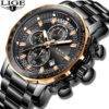 All Steel Military Waterproof Chronograph Watch Mens Watches Watches