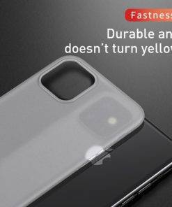 Baseus 0.4mm Super Thin Phone Case For iPhone 11 Cell Phones & Accessories