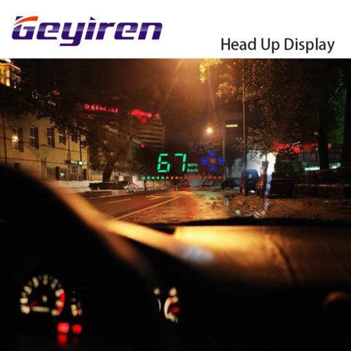 Compatible with All Car Speed Projector GPS Digital Car Speedometer A2 Electronics Head Up Display Auto HUD Windshield Projector Auto Parts and Accessories Car Electronics General Merchandise