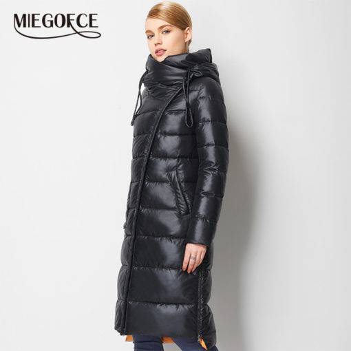 MIEGOFCE Women’s Hooded Warm Parkas Bio Fluff Parka Coat High Quality Sweaters Women's Women's Clothing