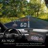 OHANEE X5 Car HUD OBD II Head Up Display Overspeed Warning System Projector Windshield Auto Electronic Voltage Alarm Auto Parts and Accessories Car Electronics General Merchandise 