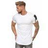 Short Sleeve Zipper Shoulder Streetwear T-Shirt Tops & Tees Men's Men's Clothing 
