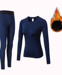 Winter Thermal Underwear Women Quick Dry Anti-microbial Stretch Intimates Women's Women's Clothing