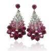Women Rhinestone Christmas tree Crystal Earrings Budget Friendly Accessories 