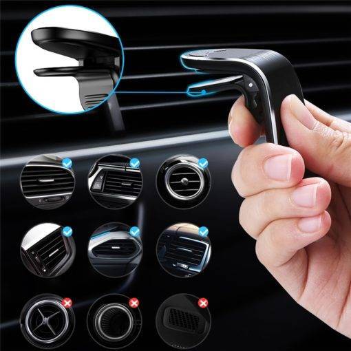 360 Metal Magnetic Car Phone Holder Stand for iphone, Samsung, Xiaomi Cell Phones & Accessories Consumer Electronics