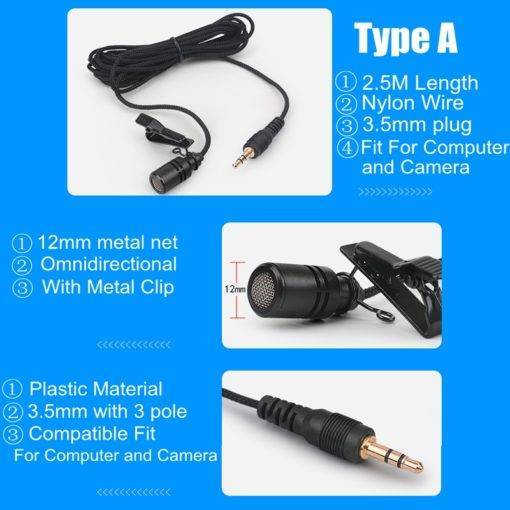 Metal 3.5mm Microphone for Computer or Phone Cool Tech Gadgets