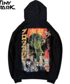 Monster Attack Japanese Hoodie Hoodies & Sweatshirts Men's Men's Clothing