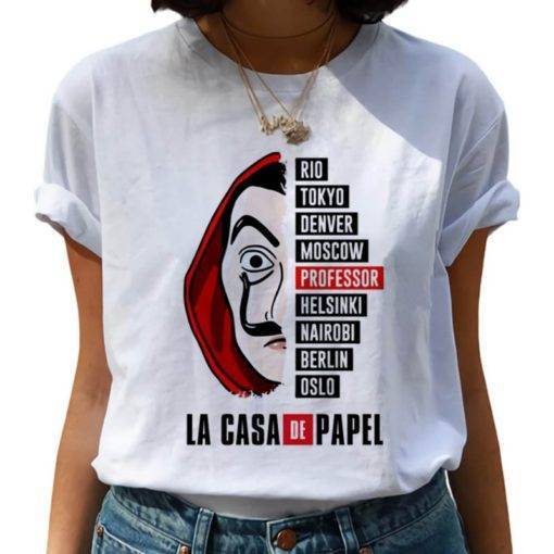 Women La Casa De Papel Hip Hop T-shirt Our Best Sellers Tops & Tees