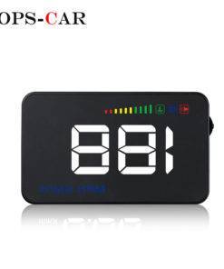 GEYIREN A500 Car HUD OBD II Head-Up Display Overspeed Warning System Projector Windshield Auto Electronic Voltage Alarm Auto Parts and Accessories Car Electronics General Merchandise