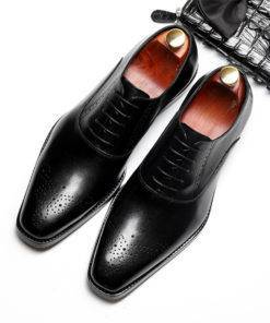 Genuine cow leather brogue business shoes Men's Shoes Shoes