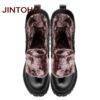 JINTOHO Genuine Leather Mens Winter Shoes Men's Shoes Shoes 