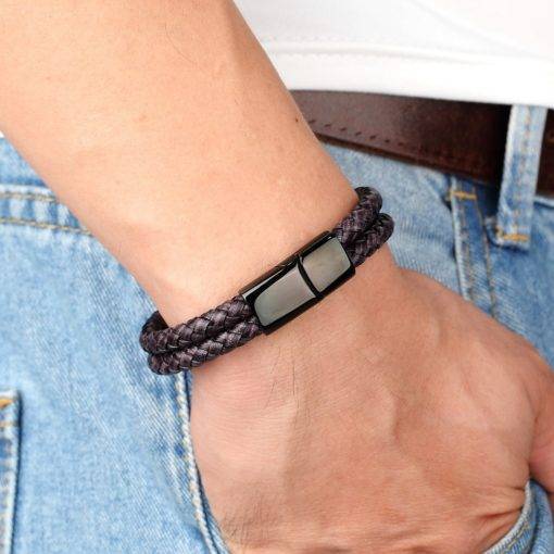 Men’s Genuine leather Bracelet Budget Friendly Accessories