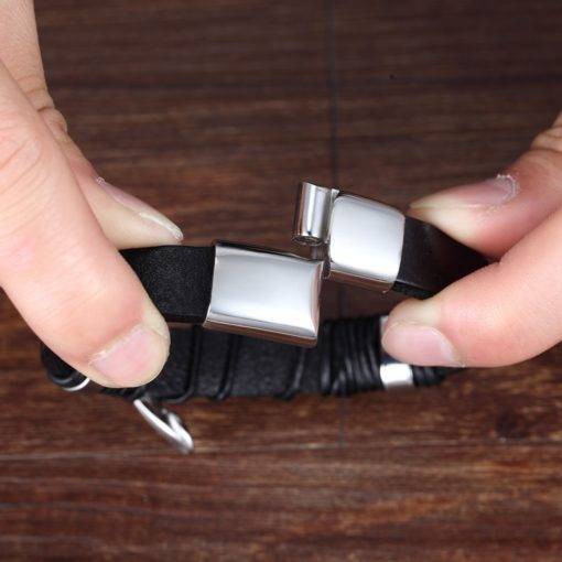 Men’s Genuine leather Bracelet Budget Friendly Accessories