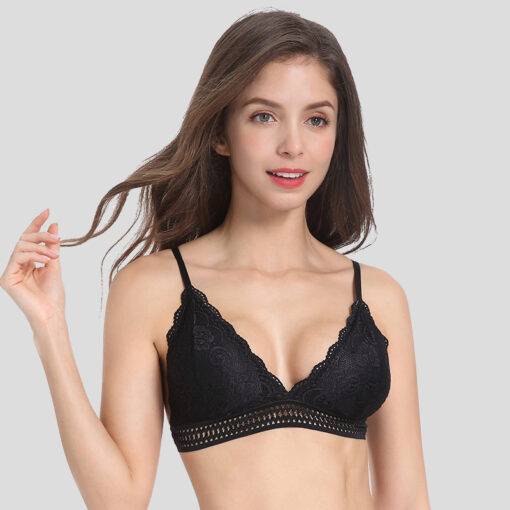 Thin French Style Triangle Cup Women Lingerie Intimates Women's Women's Clothing