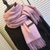 Women Solid Color Cashmere Scarves with Tassel Women's Accessories Accessories