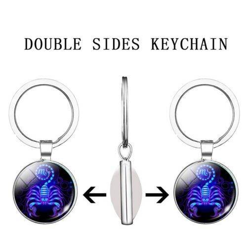 Zodiac Sign Sphere Ball Keychain Budget Friendly Accessories
