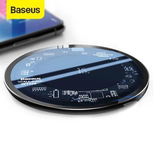 Baseus 15W Qi Wireless Charger for iPhone X/XS Max Cell Phones & Accessories
