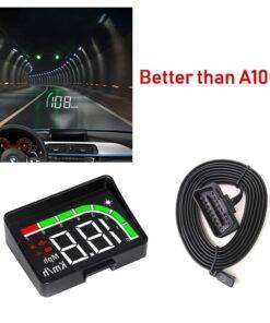 GEYIREN hud c200 Hud Display Car KM/h MPH Auto Electronics Better Than A100s OBD2 Hud windshield Projector display car 2019 Auto Parts and Accessories Car Electronics General Merchandise