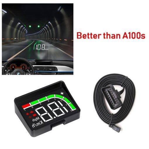 GEYIREN hud c200 Hud Display Car KM/h MPH Auto Electronics Better Than A100s OBD2 Hud windshield Projector display car 2019 Auto Parts and Accessories Car Electronics General Merchandise