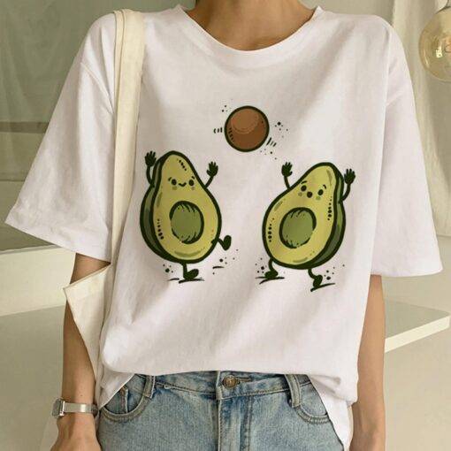 Women Avocado Vegan T-Shirt Our Best Sellers Tops & Tees