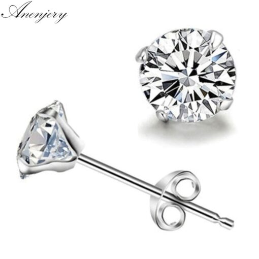 Four Claws Zircon Stud Earrings For Women Budget Friendly Accessories