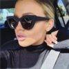 Cat Eye Women Sunglasses Tinted Color Lens Women's Accessories Accessories 