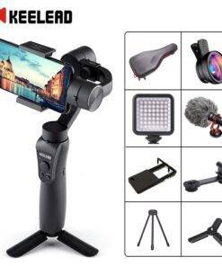 KEELEAD 3-Axis Handheld Gimbal Stabilizer w/Focus Zoom Cool Tech Gadgets