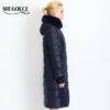 MIEGOFCE Medium Length Women Parka With a Rabbit Fur Winter Thick Coat Sweaters Women's Women's Clothing 