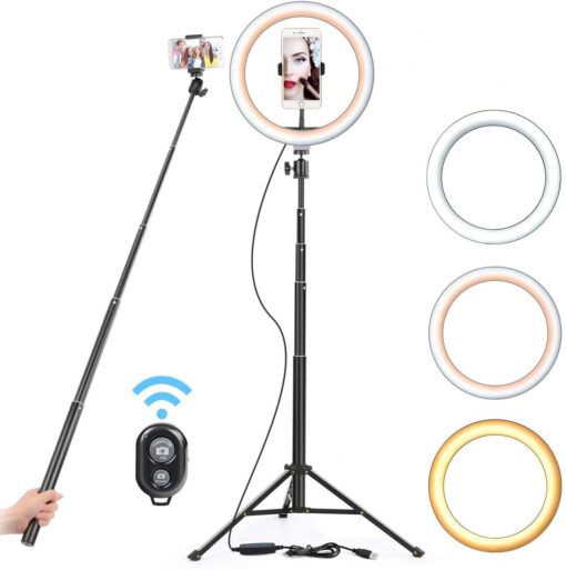 26cm USB LED Light Ring and Flash Lamp With 130cm Tripod Stand Cool Tech Gadgets