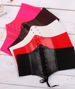 Women Corset Wide Pu Leather Belt Women's Accessories Accessories